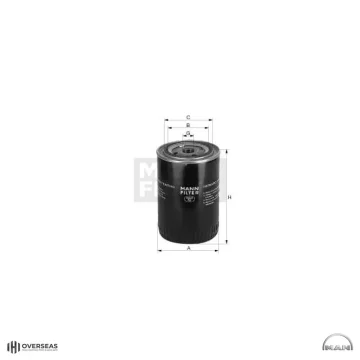 MANN W11102/34 Spin-on Oil Filter